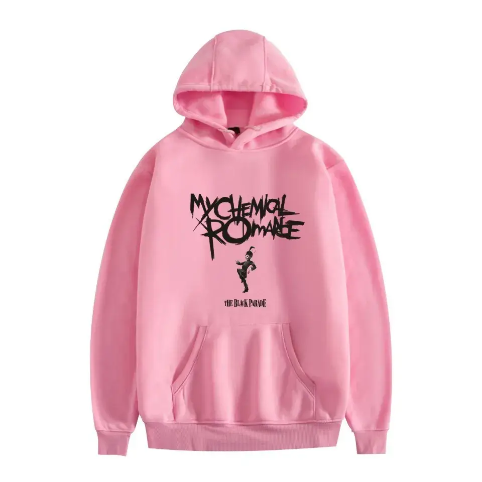 Men Fleece Hoodie My Chemical Romance Black Winter - Image 5