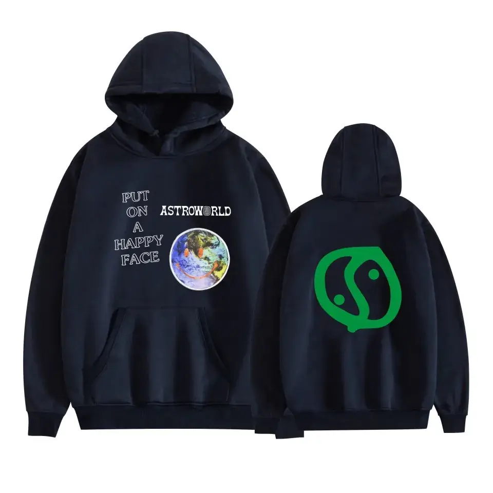 Pink Hooded Sweatshirt with Astronaut Print for Girls - Image 4