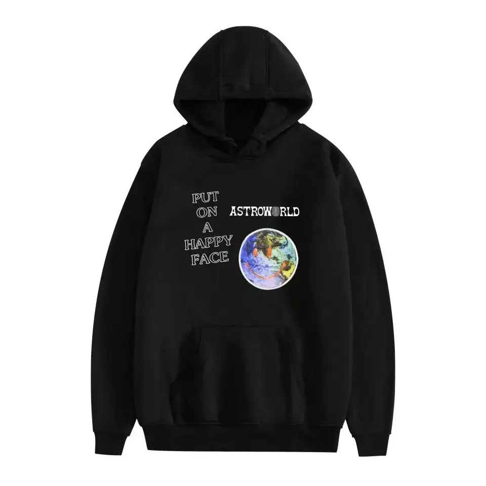 Pink Hooded Sweatshirt with Astronaut Print for Girls - Image 7