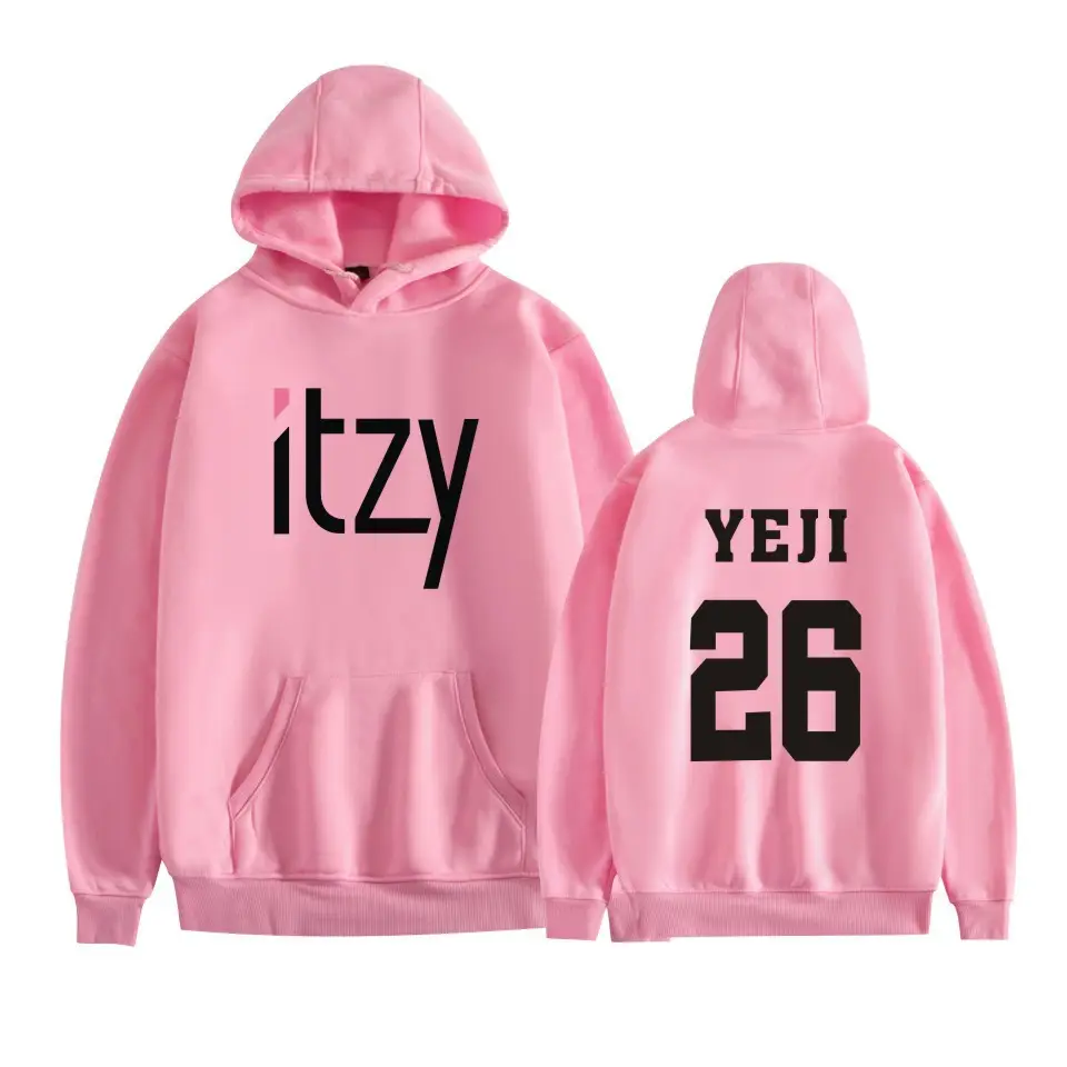 Red Hooded Sweatshirt Set Itz Yuna09 2019 - Image 22