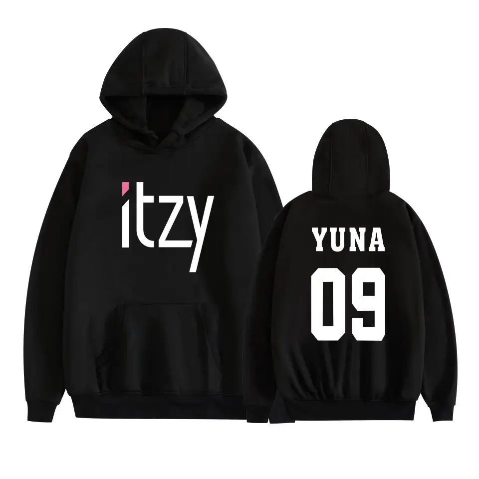 Red Hooded Sweatshirt Set Itz Yuna09 2019 - Image 13