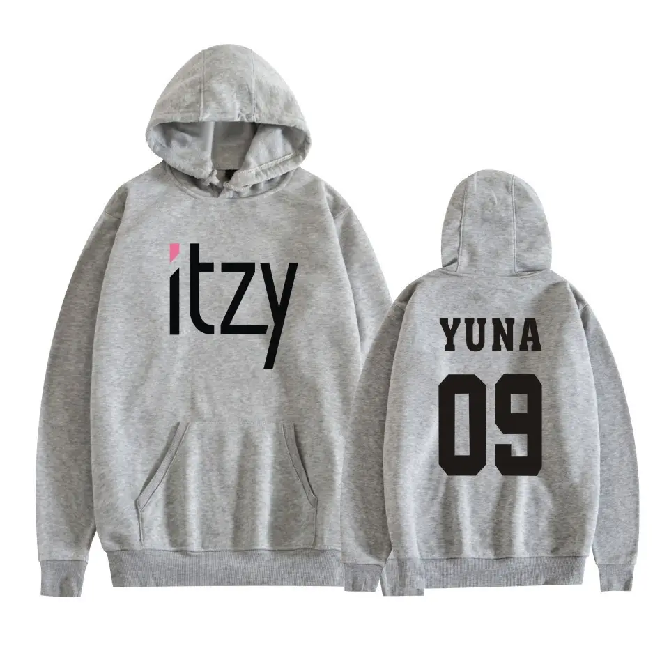 Red Hooded Sweatshirt Set Itz Yuna09 2019 - Image 15