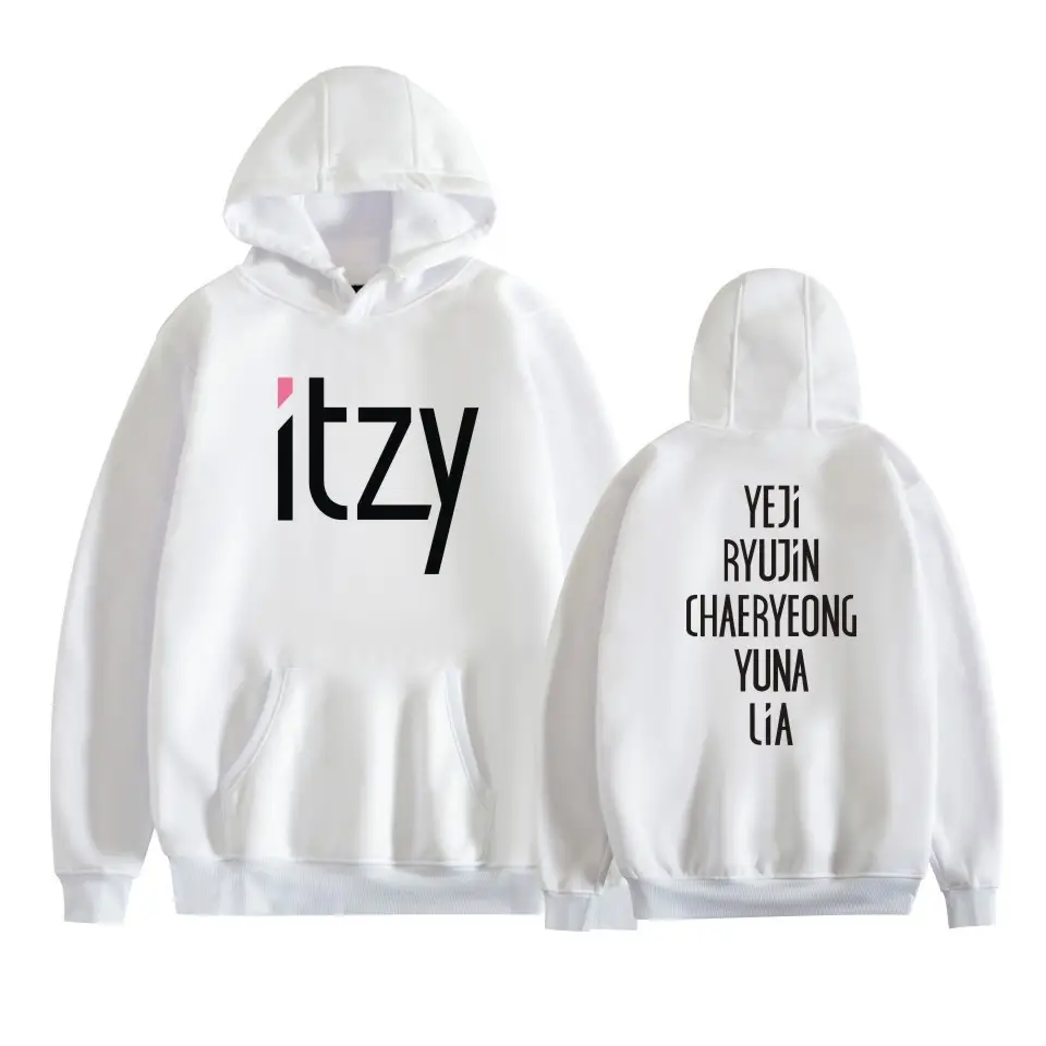 Red Hooded Sweatshirt Set Itz Yuna09 2019 - Image 2