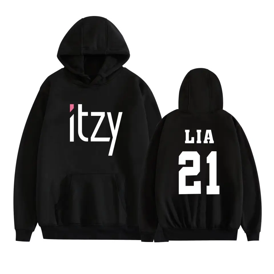 Red Hooded Sweatshirt Set Itz Yuna09 2019 - Image 24