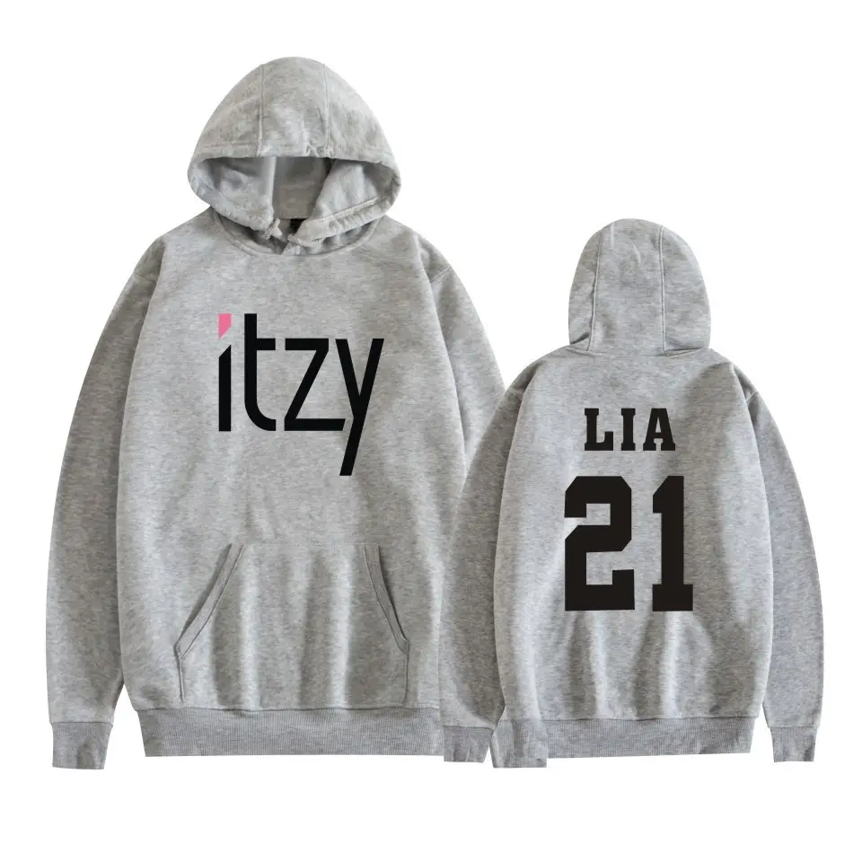 Red Hooded Sweatshirt Set Itz Yuna09 2019 - Image 26