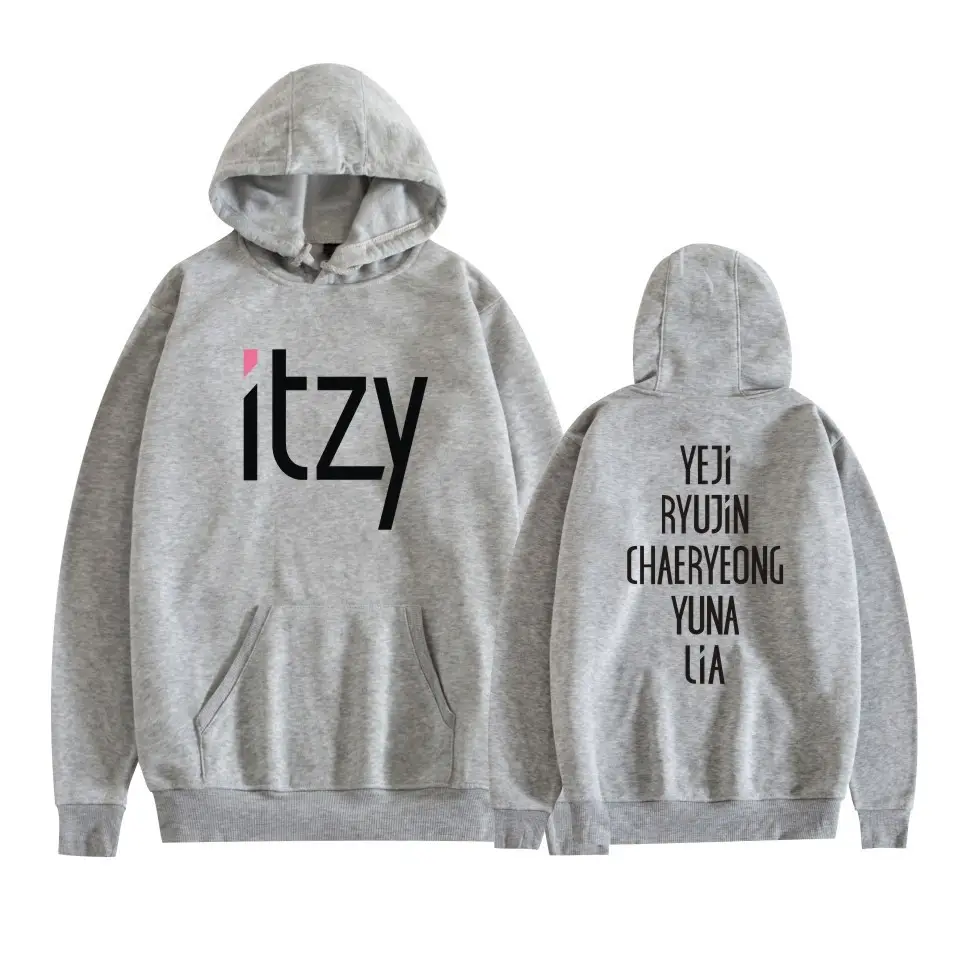 Red Hooded Sweatshirt Set Itz Yuna09 2019 - Image 3