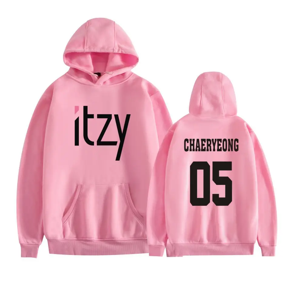 Red Hooded Sweatshirt Set Itz Yuna09 2019 - Image 34