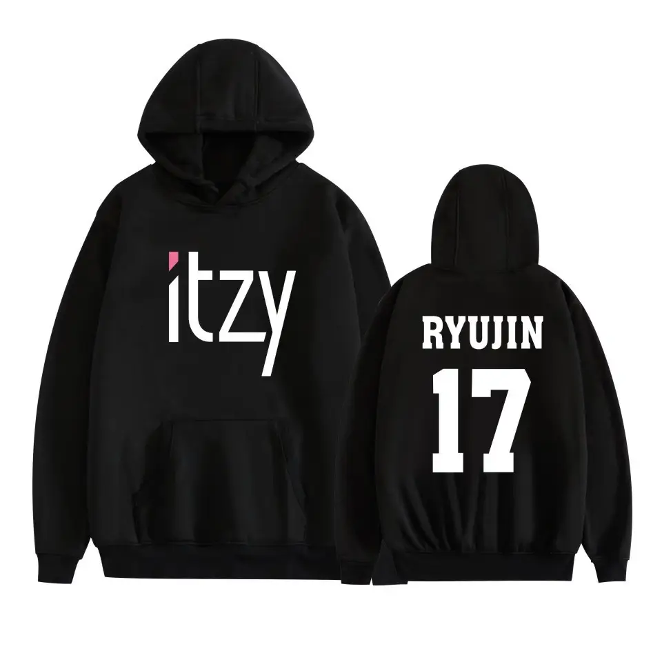 Red Hooded Sweatshirt Set Itz Yuna09 2019 - Image 7