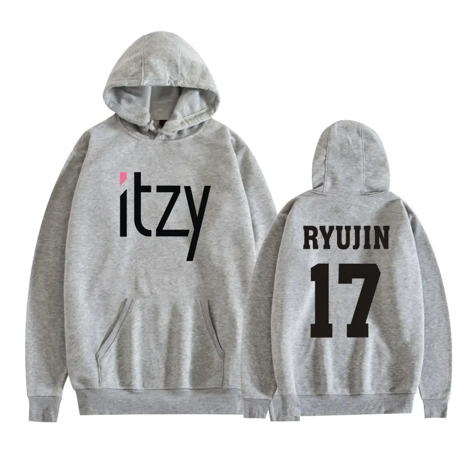 Red Hooded Sweatshirt Set Itz Yuna09 2019 - Image 9