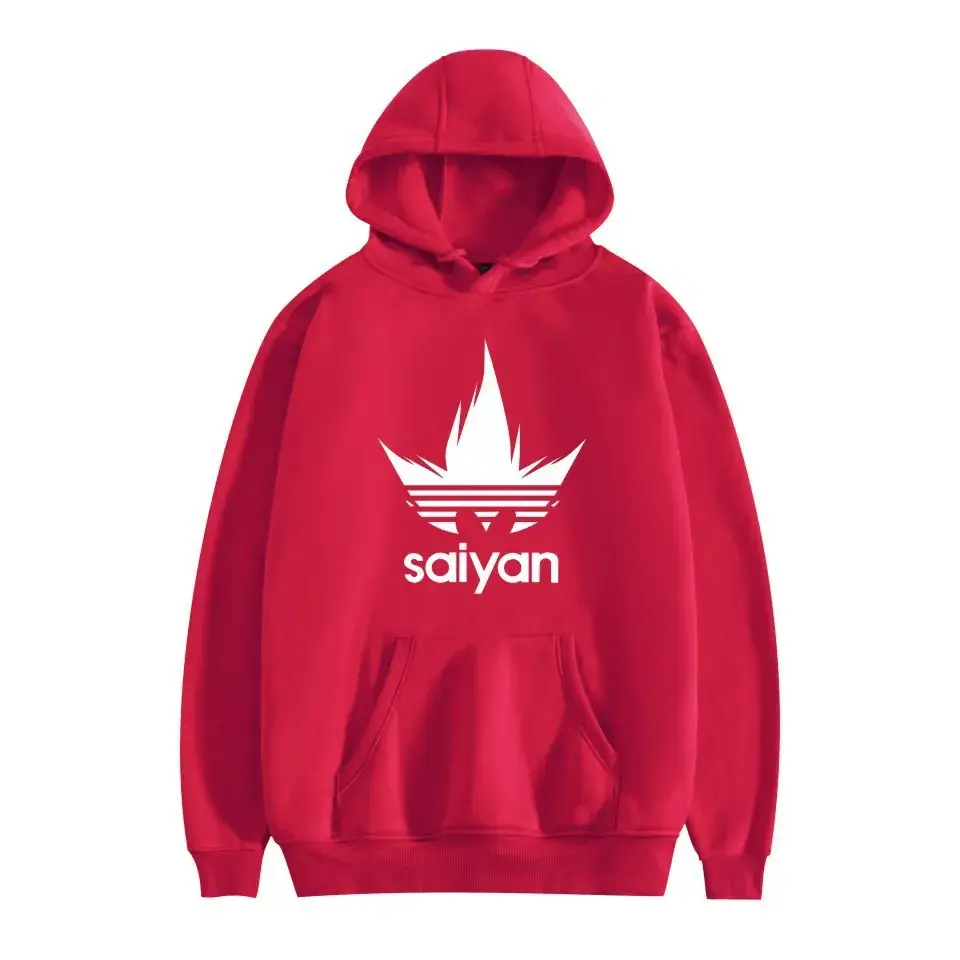 Saiyan Printed Hoodie Pink for Men Women - Image 6