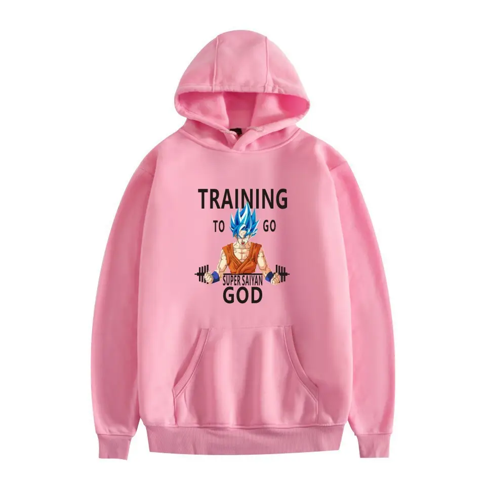 Dragon Ball Super Saiyan Fleece Hoodie Grey - Image 17