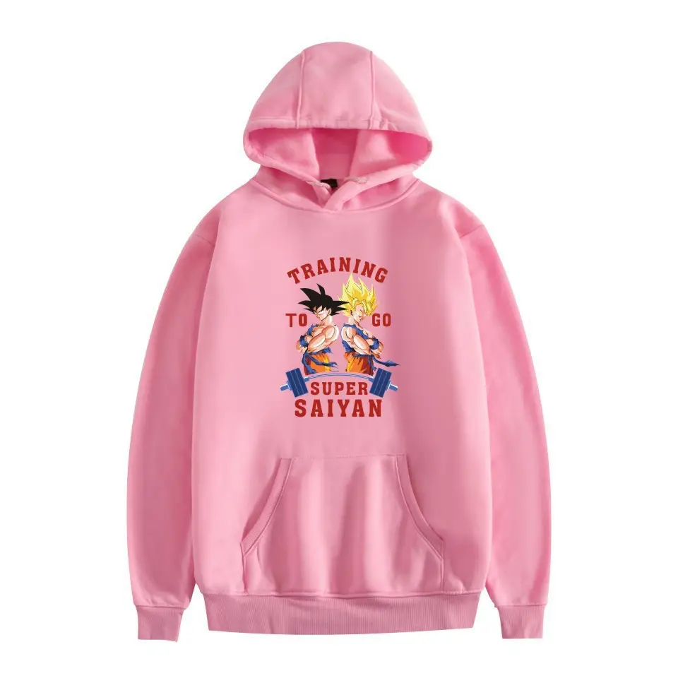 Dragon Ball Super Saiyan Fleece Hoodie Grey - Image 11