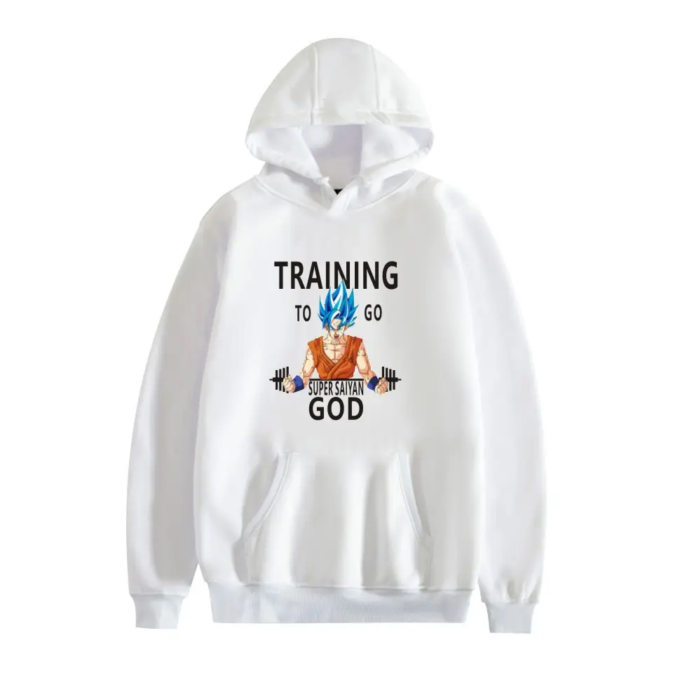 Dragon Ball Super Saiyan Fleece Hoodie Grey - Image 14