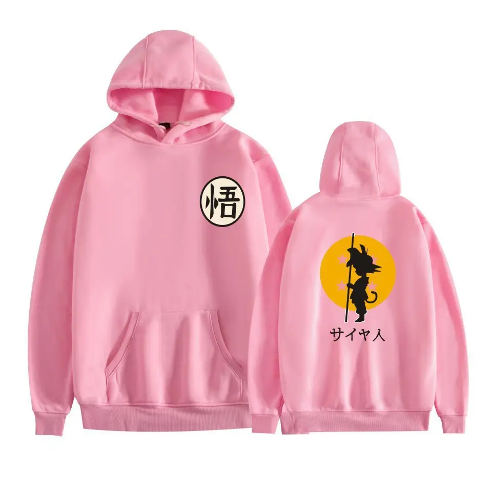 Dragon Ball Super Saiyan Fleece Hoodie Grey - Image 5