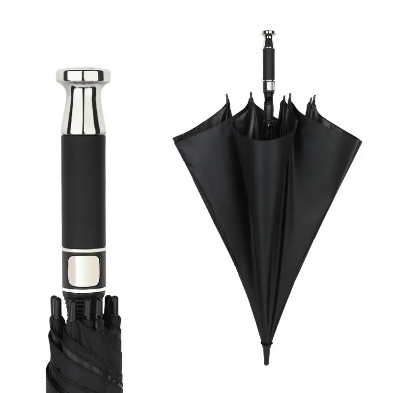 Automatic Umbrella with Long Handle & Custom LOGO - Image 5