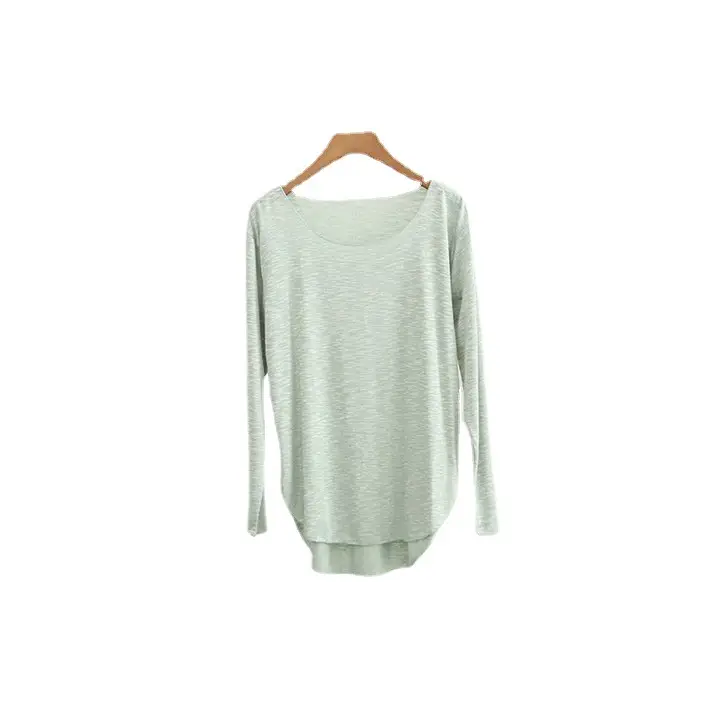 Women Pink Long Sleeve T-Shirt 2024 Autumn - Image 15