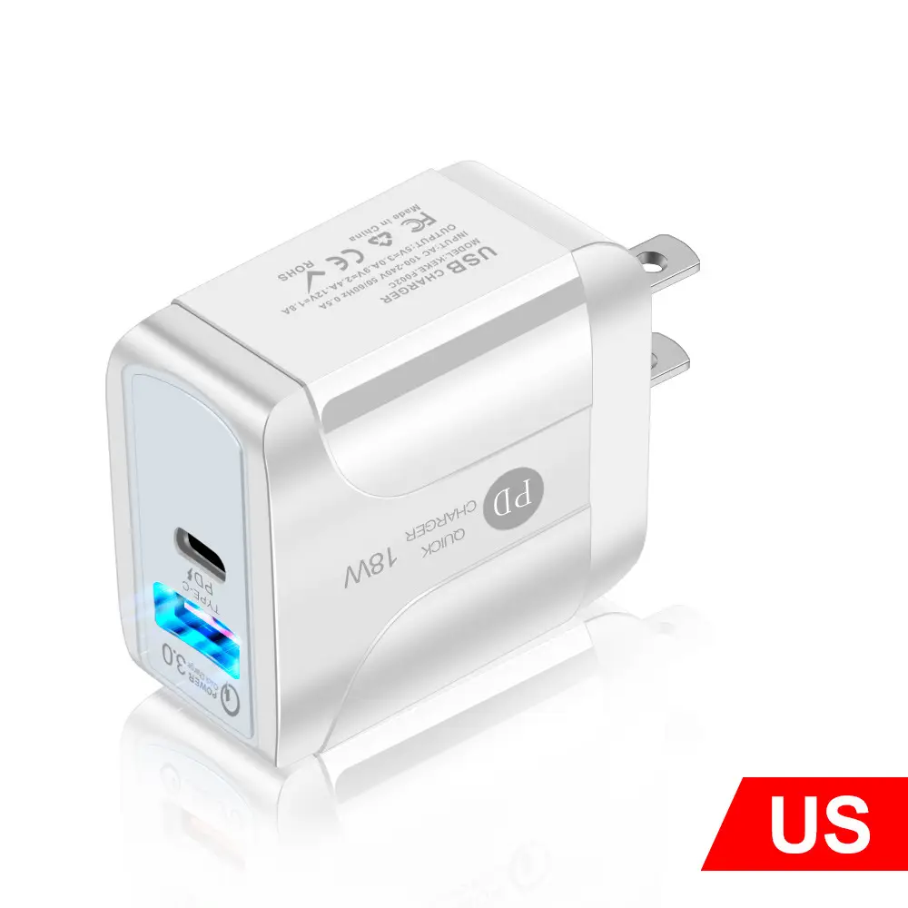 PD 18W QC3.0 USB Fast Charging Charger - Image 4