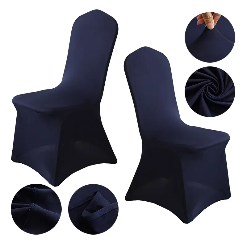 Spandex Chair Covers Red White All-Inclusive Wedding Party Decor - Image 15