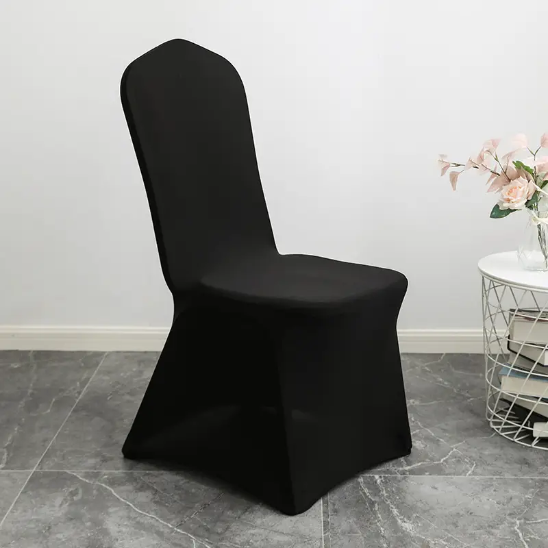 Spandex Chair Covers Red White All-Inclusive Wedding Party Decor - Image 2
