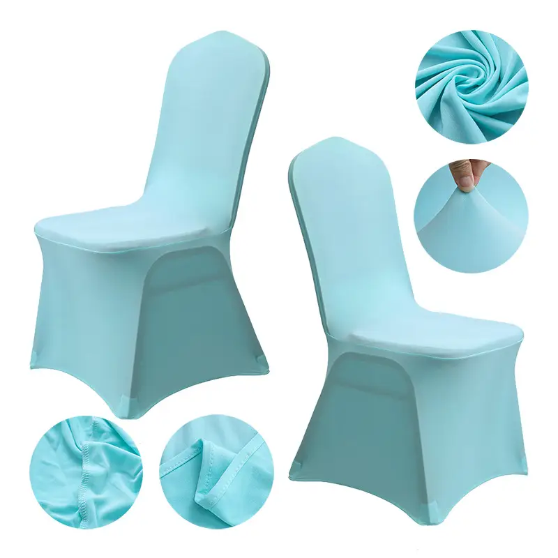 Spandex Chair Covers Red White All-Inclusive Wedding Party Decor - Image 22