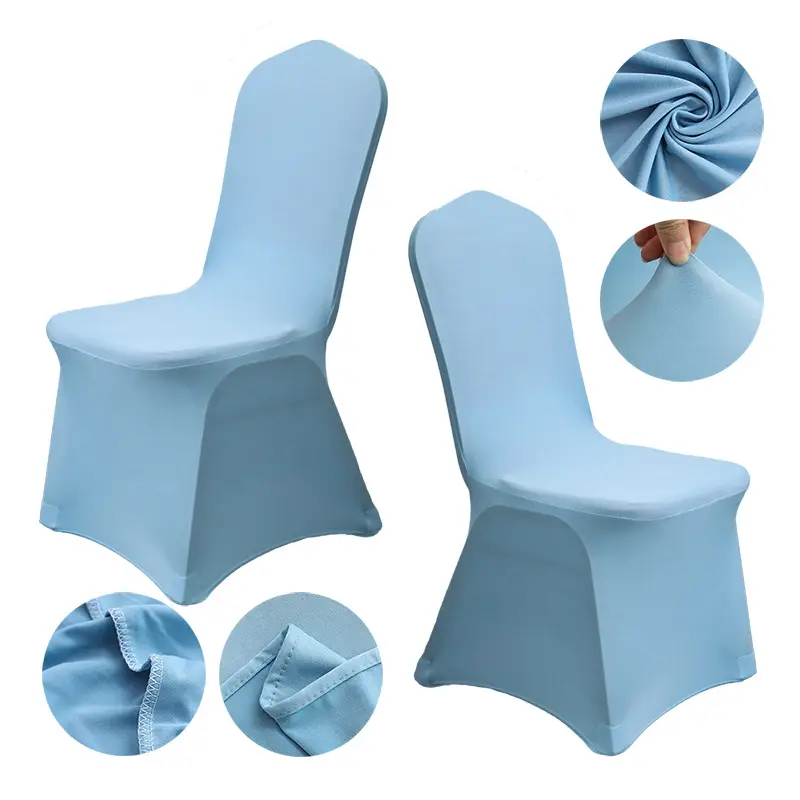 Spandex Chair Covers Red White All-Inclusive Wedding Party Decor - Image 28
