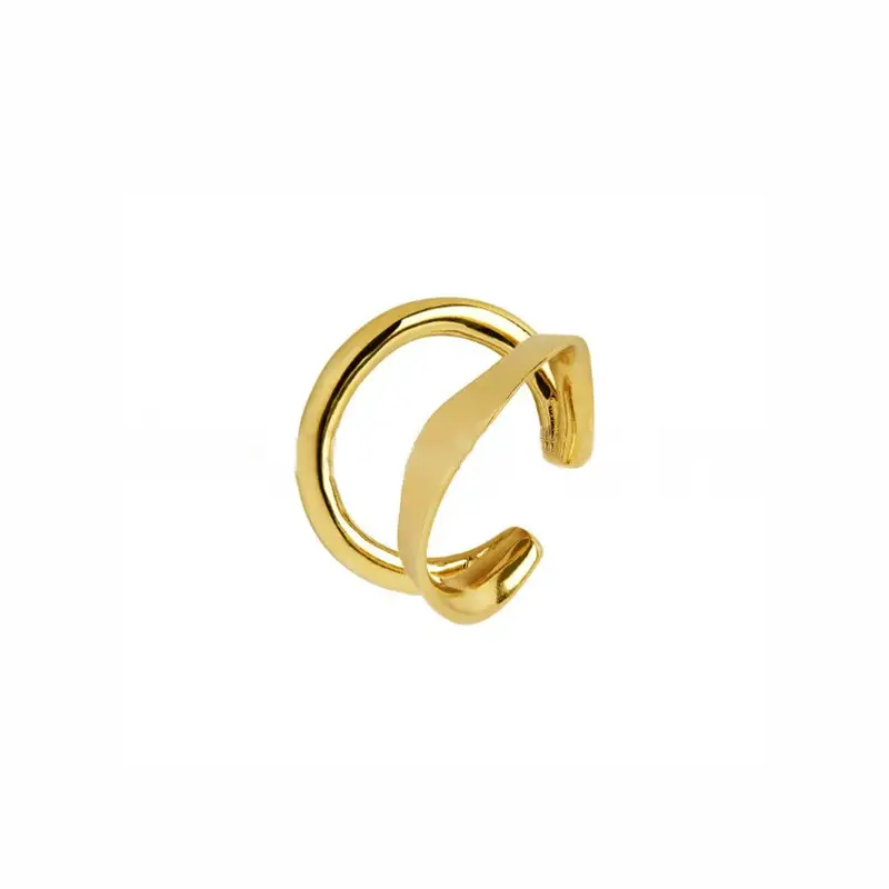 South Korea Women's Geometric Ear Clips Double Earrings Wholesale - Image 5