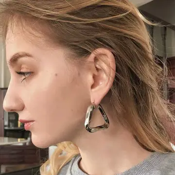 South Korea Women's Geometric Ear Clips Double Earrings Wholesale — feature 4