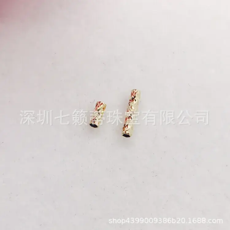 18K Gold Threaded Bracelet Earring Necklace DIY 18K Gold Accessories - Image 4