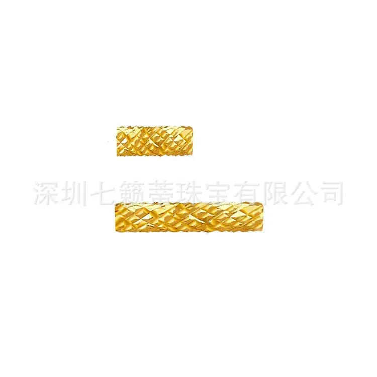 18K Gold Threaded Bracelet Earring Necklace DIY 18K Gold Accessories - Image 5