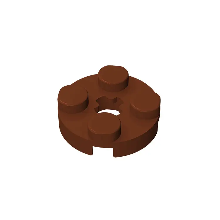 Lego 50g Christmas Wreath Part 2X2 Round Plate with Cross Hole - Image 10
