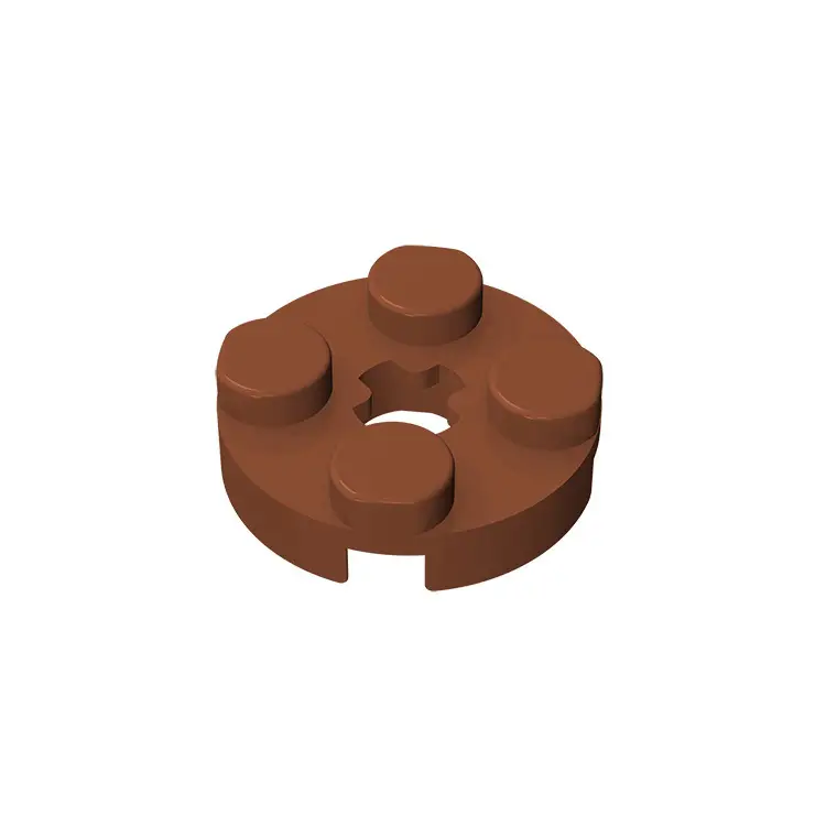 Lego 50g Christmas Wreath Part 2X2 Round Plate with Cross Hole - Image 11