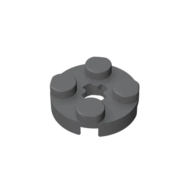 Lego 50g Christmas Wreath Part 2X2 Round Plate with Cross Hole - Image 2