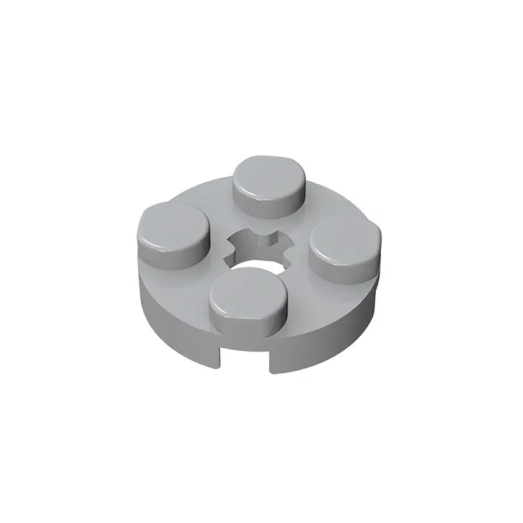 Lego 50g Christmas Wreath Part 2X2 Round Plate with Cross Hole - Image 3