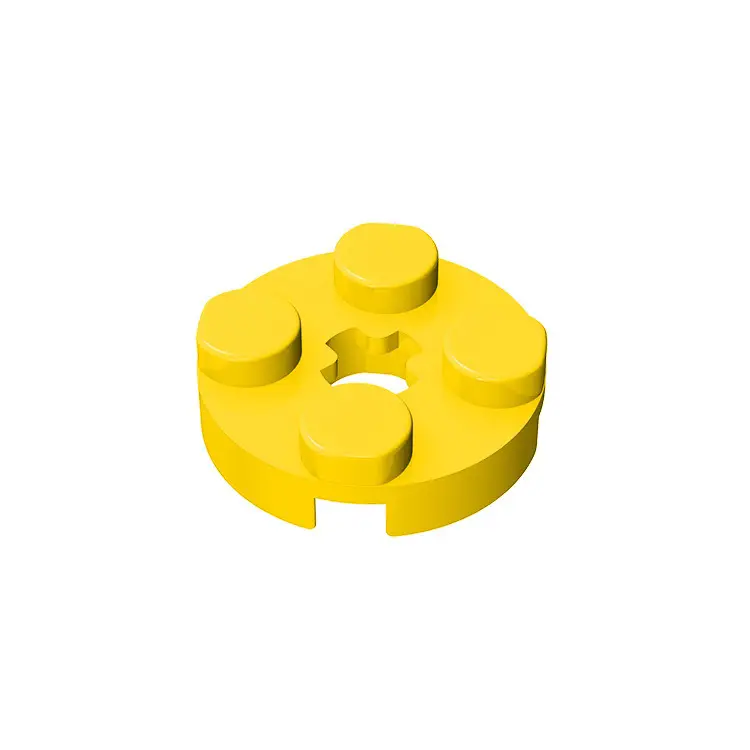 Lego 50g Christmas Wreath Part 2X2 Round Plate with Cross Hole - Image 8
