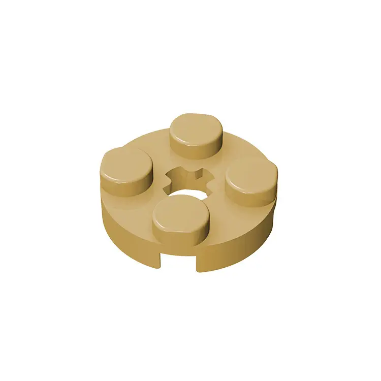 Lego 50g Christmas Wreath Part 2X2 Round Plate with Cross Hole - Image 9