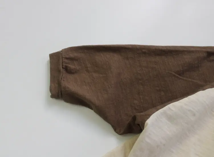 2026 Spring Boys Long Sleeve T-Shirt Cream Brown — feature 15
