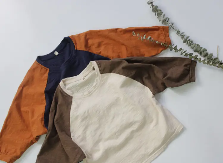 2026 Spring Boys Long Sleeve T-Shirt Cream Brown — feature 7