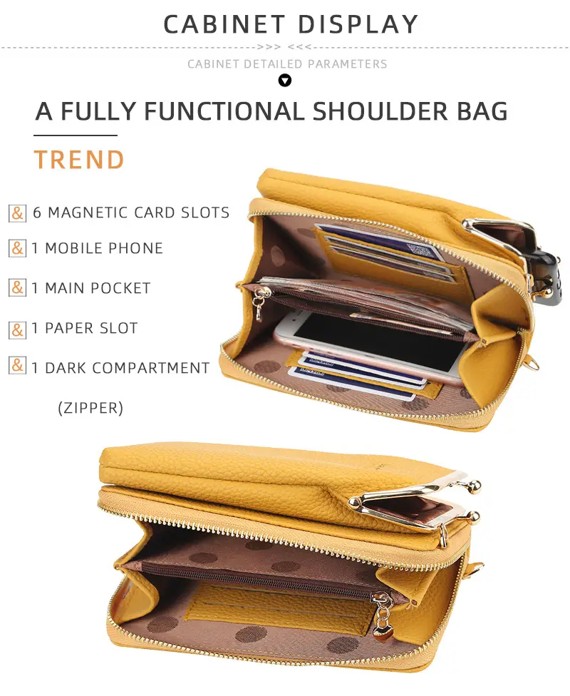 Women's Vertical Baellerry Pebbled Phone Bag Crossbody — feature 8