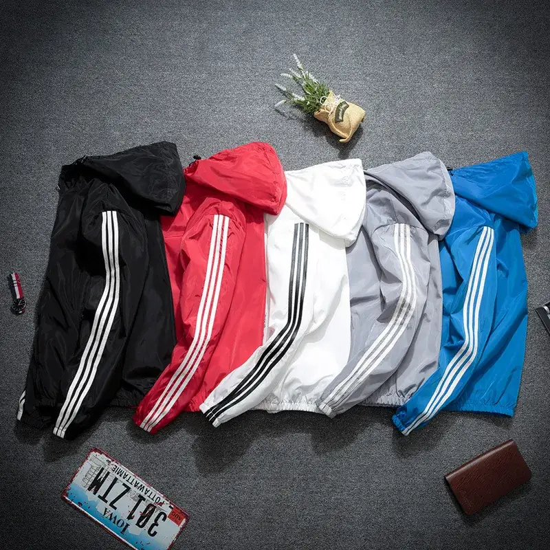 2025 Men's Black Hoodie with 3 Stripes - Image 9