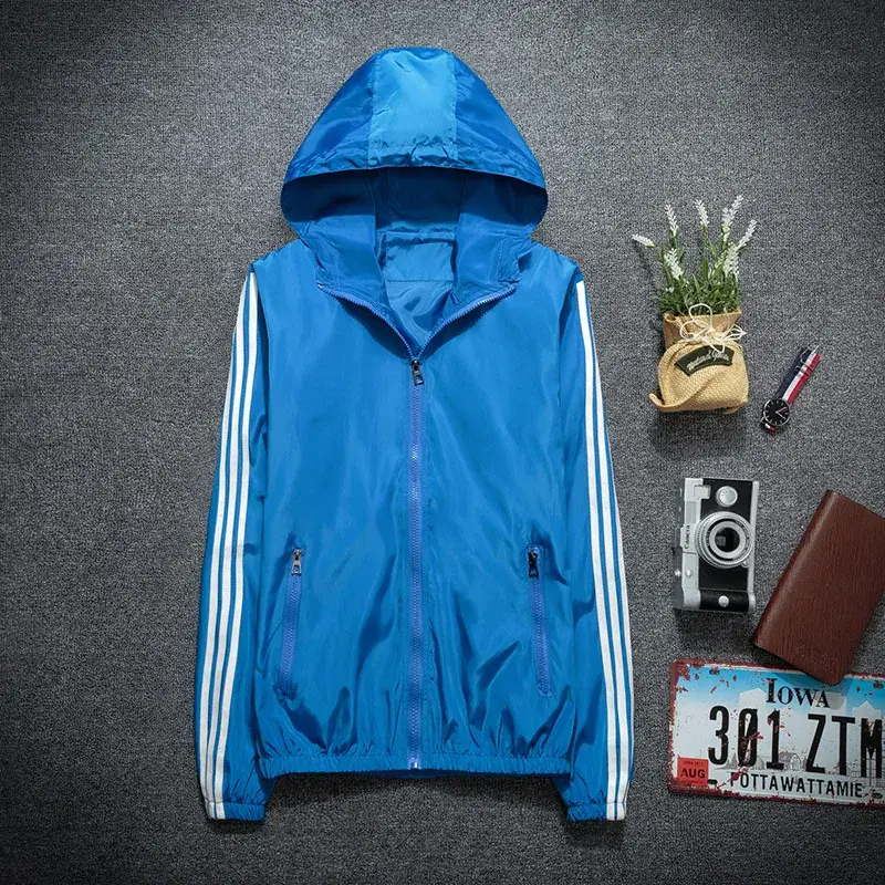 2025 Men's Black Hoodie with 3 Stripes - Image 5