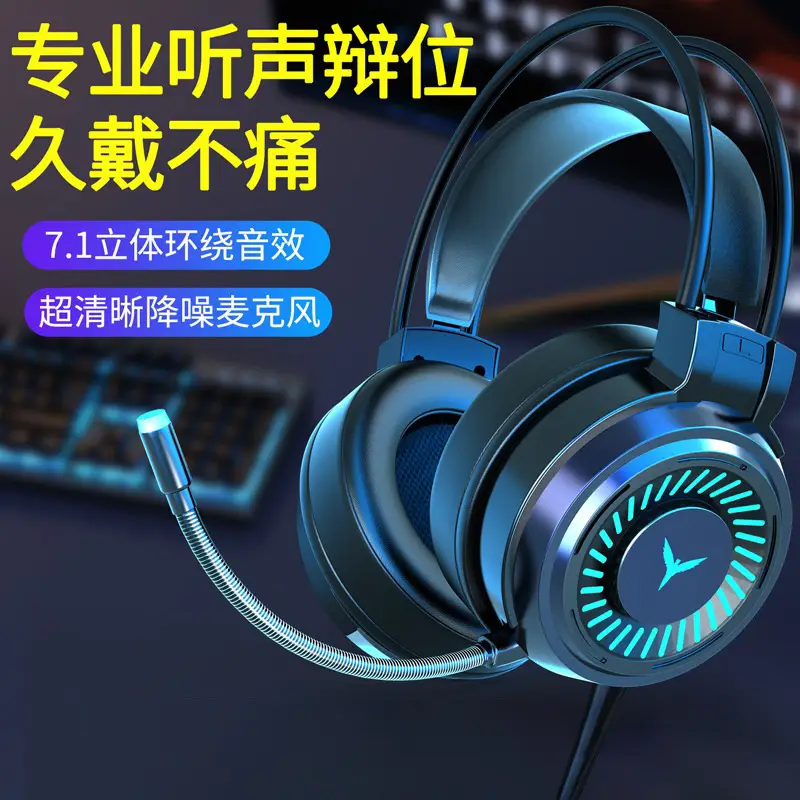 Wholesale G58 Wired Gaming Headset with Microphone & USB Cable - Image 10