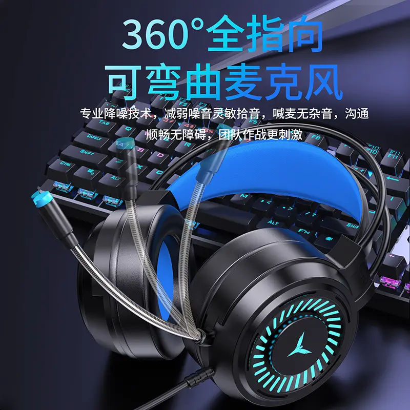 Wholesale G58 Wired Gaming Headset with Microphone & USB Cable - Image 11