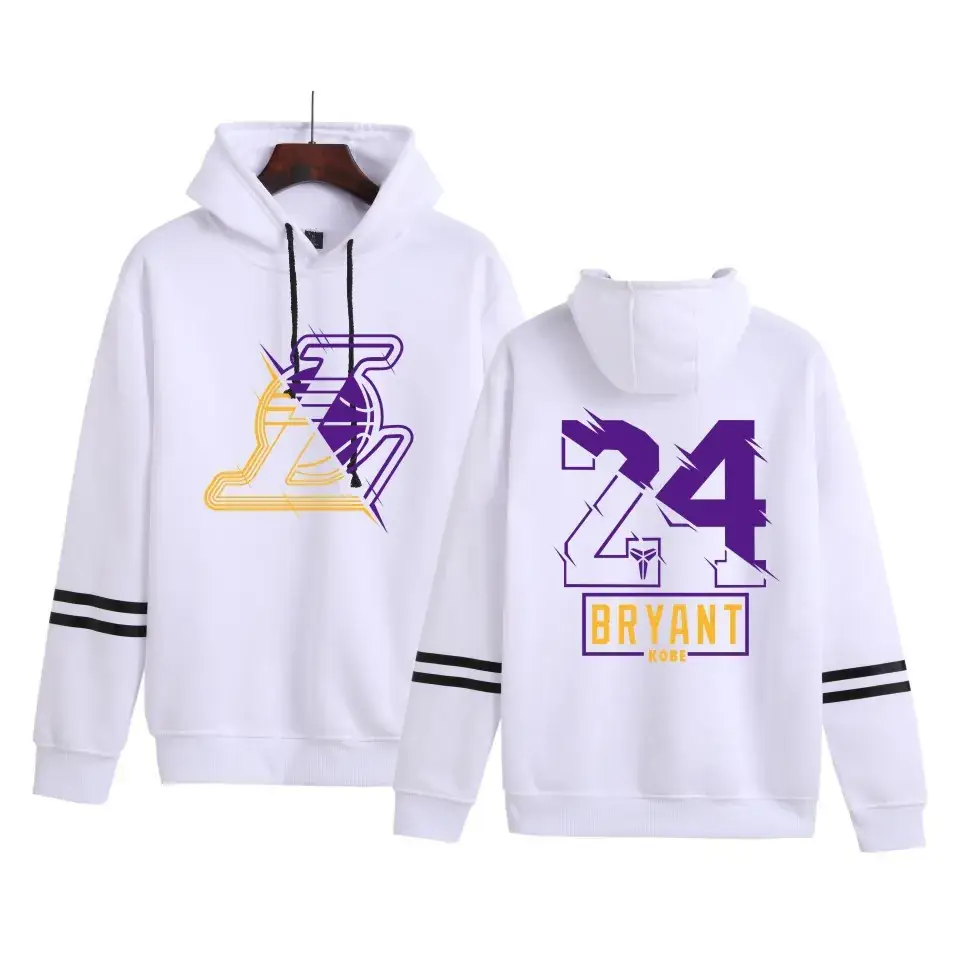 Men Red Bryant Logo Hoodie Sweatshirt Set - Image 2