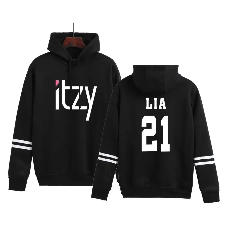 Red Hooded Sweatshirt Set Itz Chaeryong05 Plus Size - Image 17