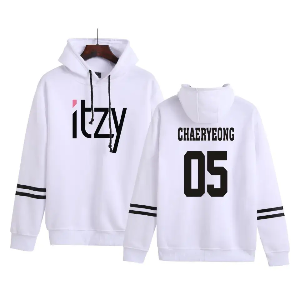 Red Hooded Sweatshirt Set Itz Chaeryong05 Plus Size - Image 22