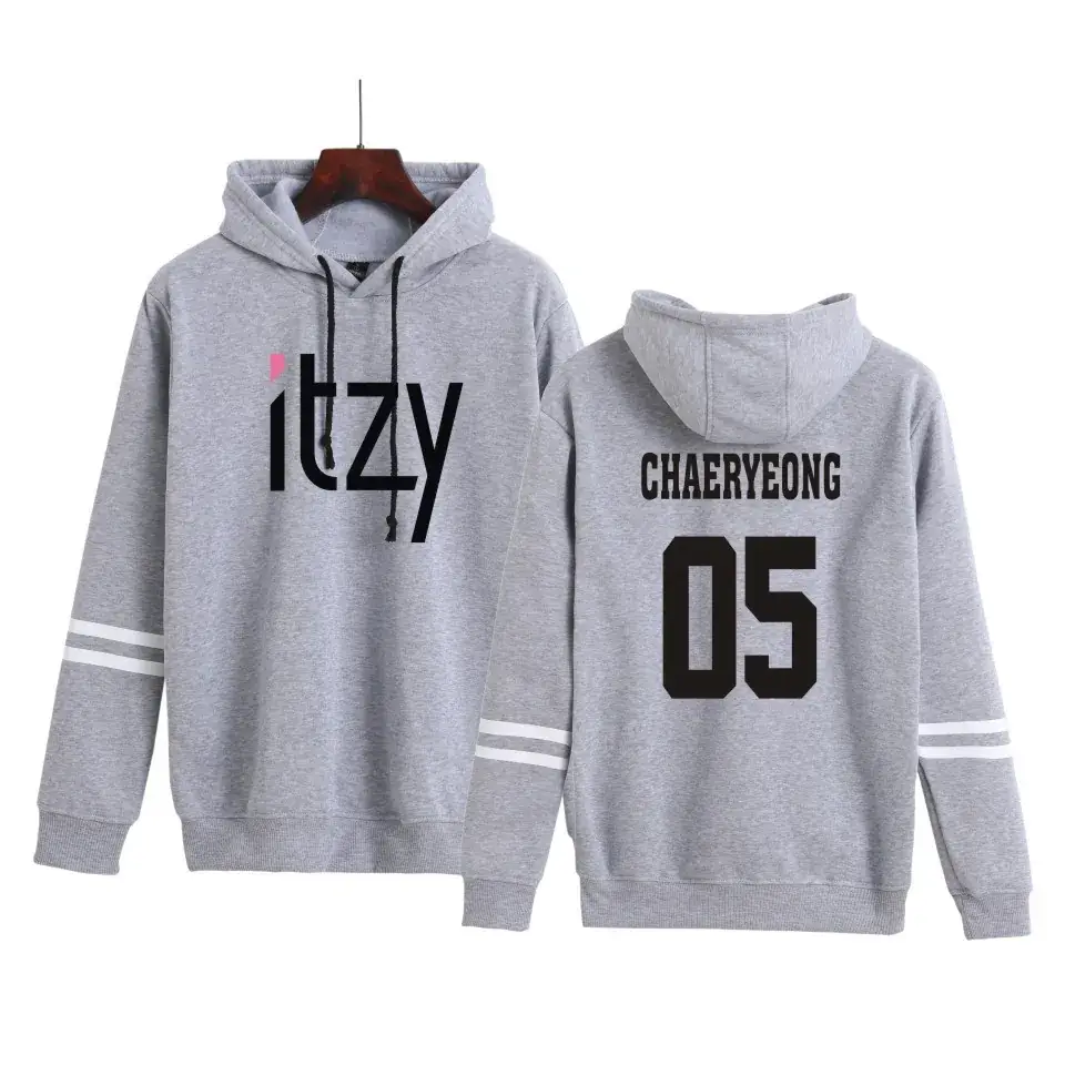 Red Hooded Sweatshirt Set Itz Chaeryong05 Plus Size - Image 23
