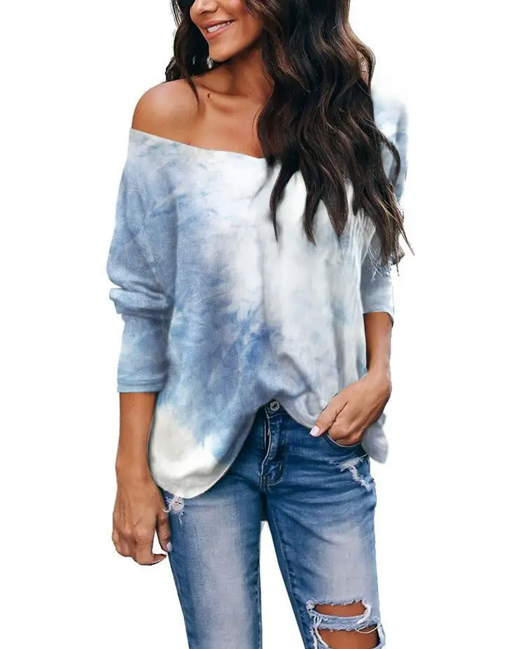 2026 Tie-Dye V-Neck Long Sleeve T-Shirt - Image 10