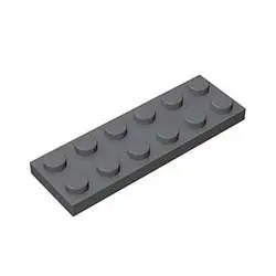 Yellow LEGO 50g Small Particle Blocks 2x6 Foundation Plate
