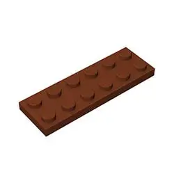 Yellow LEGO 50g Small Particle Blocks 2x6 Foundation Plate
