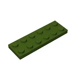 Yellow LEGO 50g Small Particle Blocks 2x6 Foundation Plate